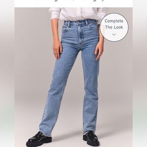 ABERCROMBIE 90’s Straight Ultra High Rise 28/6 EXTRA LONG
